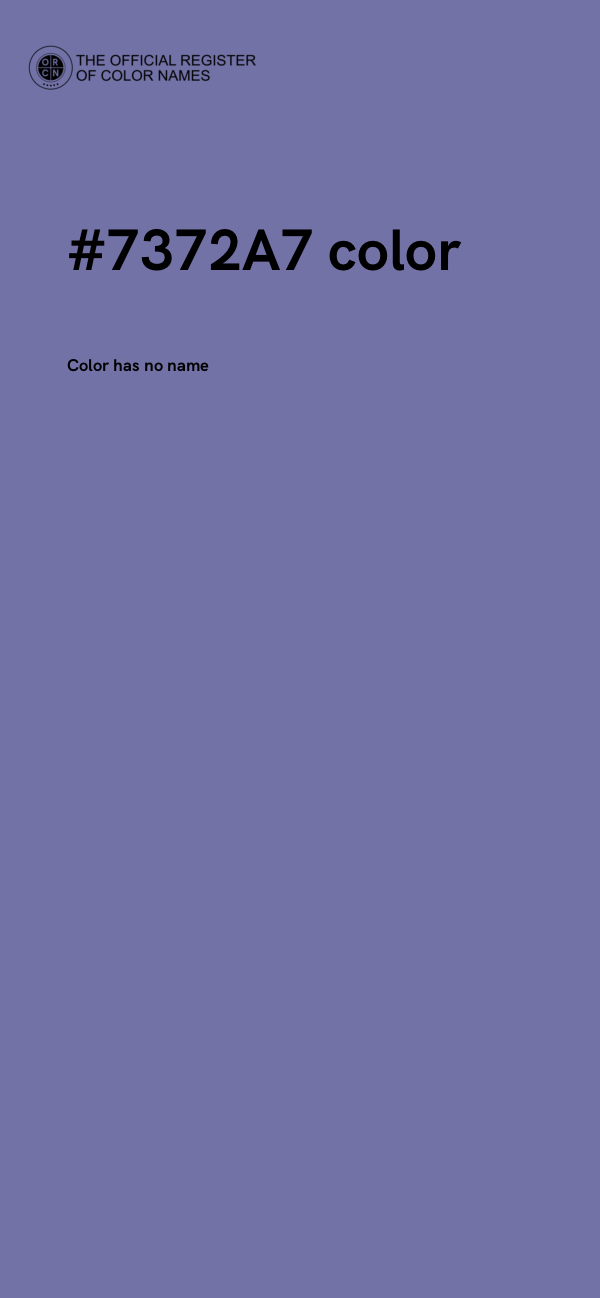 #7372A7 color image