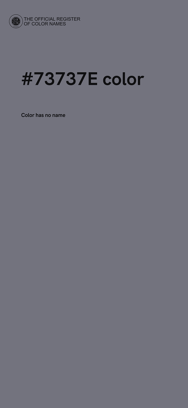 #73737E color image