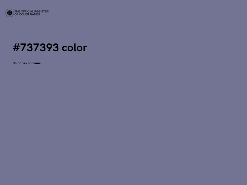 #737393 color image