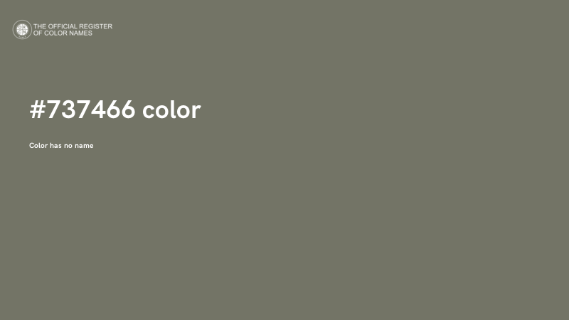#737466 color image