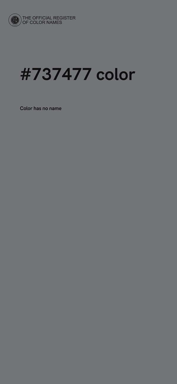 #737477 color image