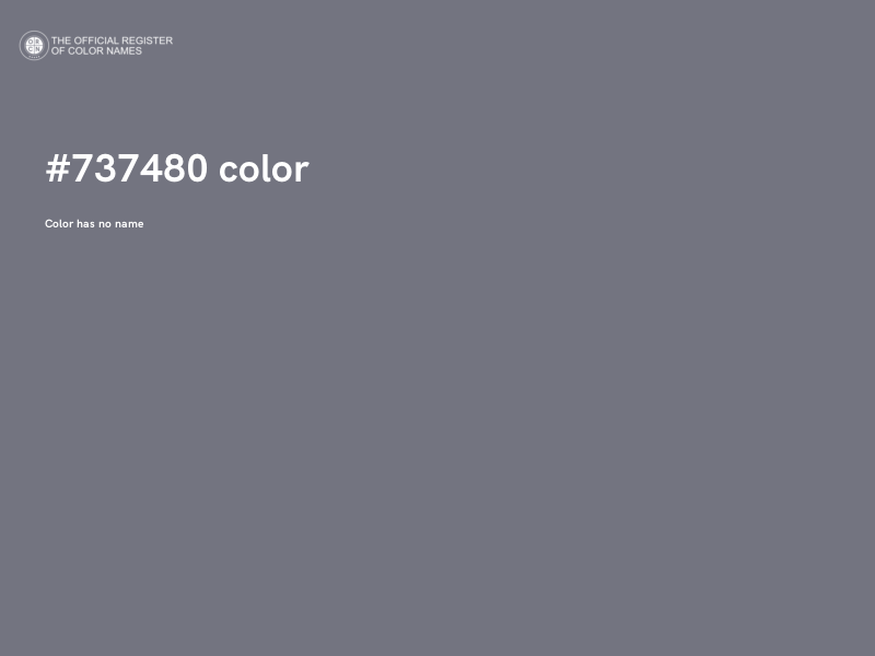 #737480 color image