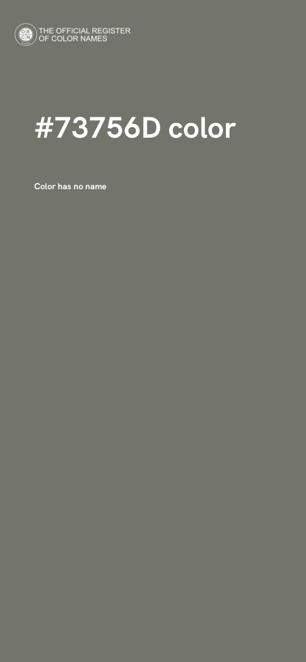 #73756D color image