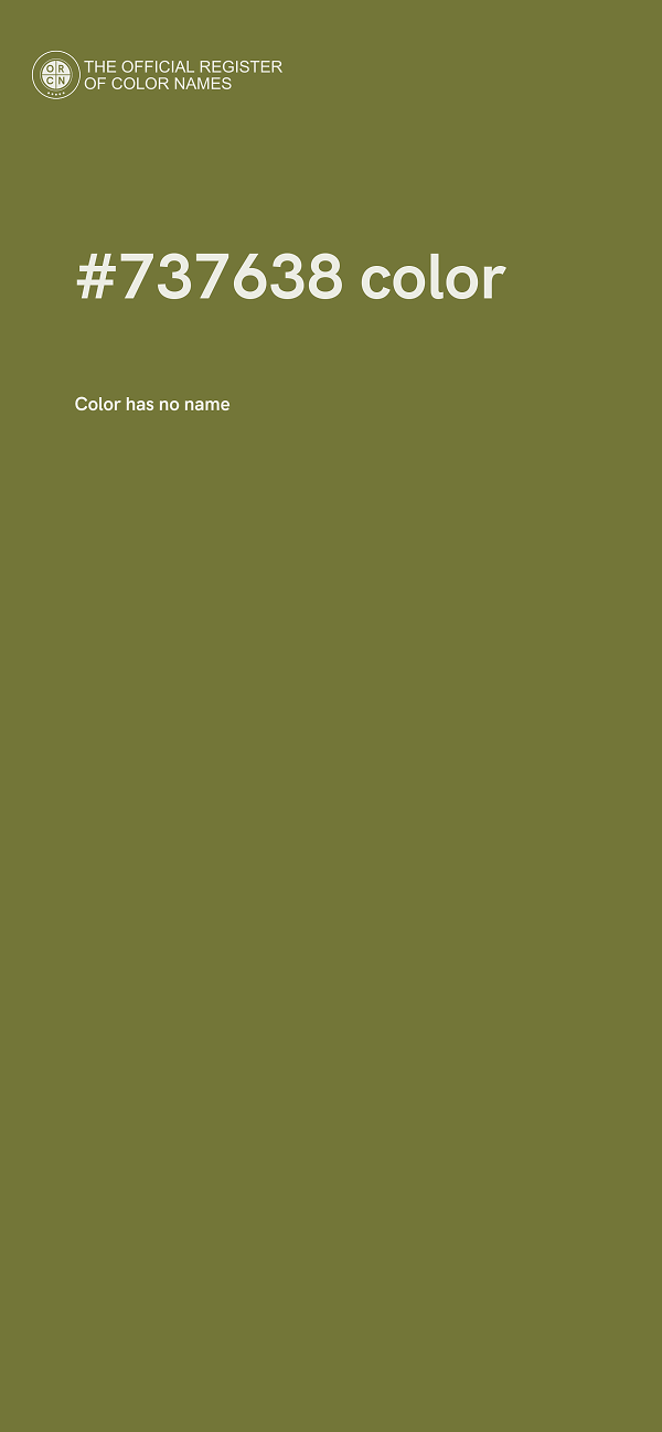 #737638 color image