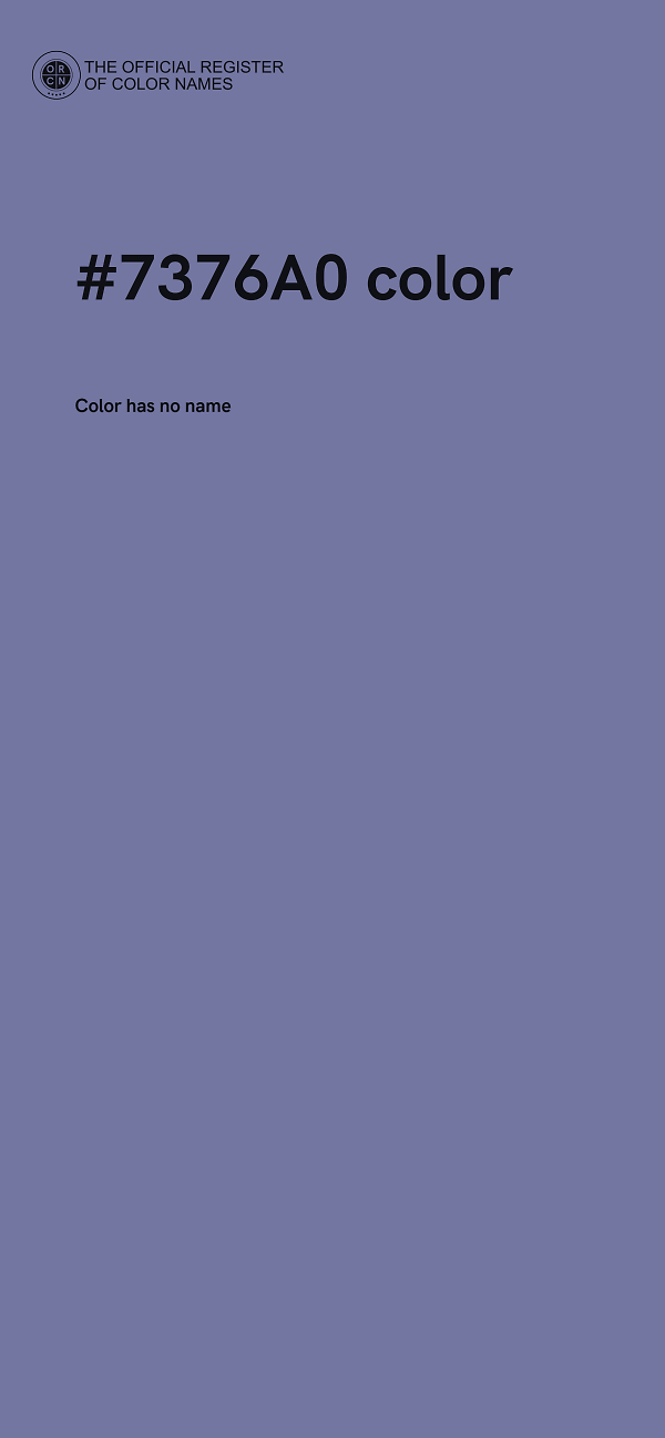 #7376A0 color image