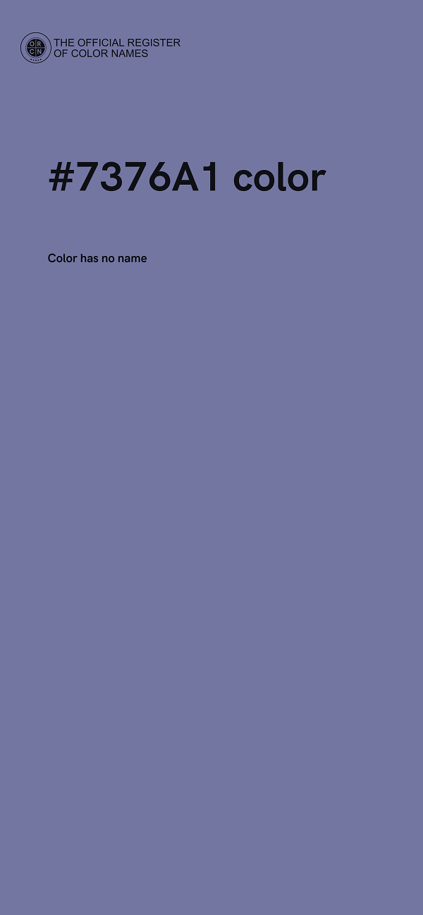 #7376A1 color image