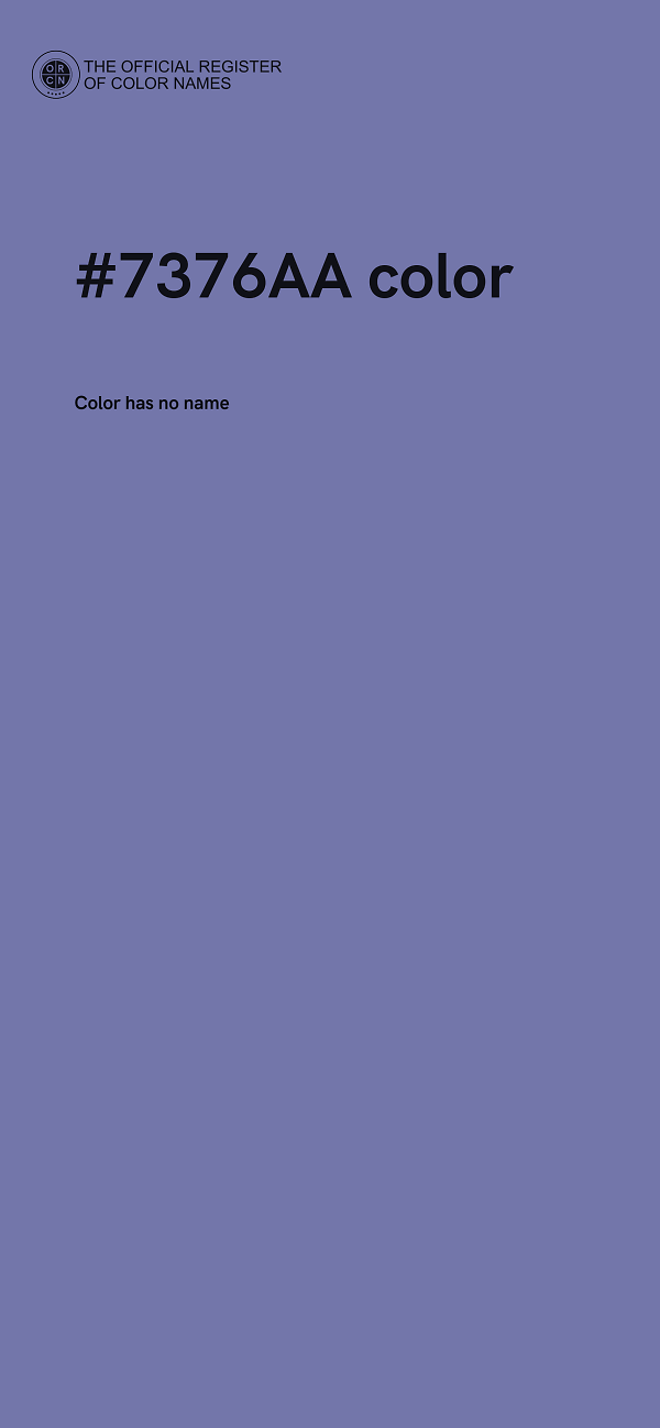 #7376AA color image