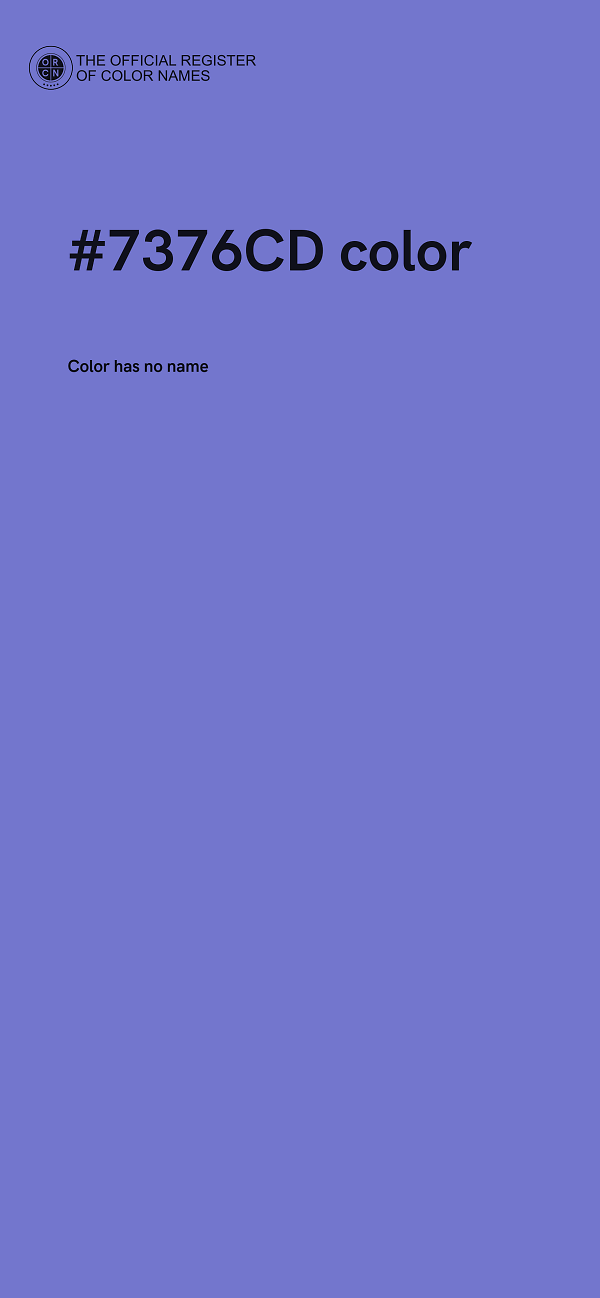 #7376CD color image