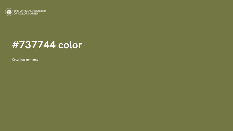 #737744 color image