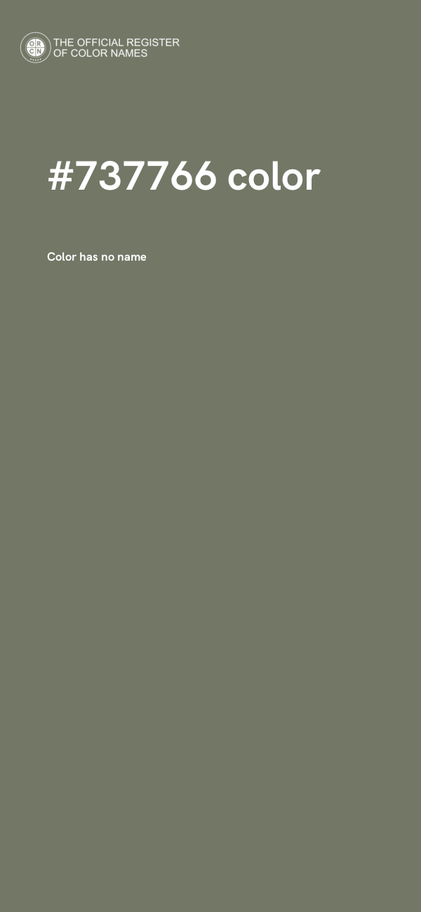 #737766 color image