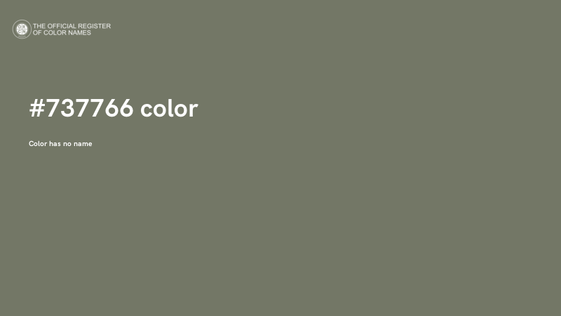 #737766 color image
