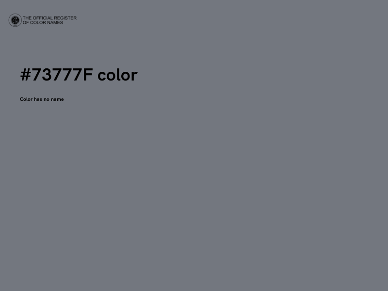#73777F color image