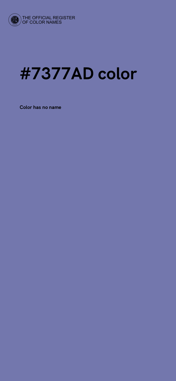 #7377AD color image