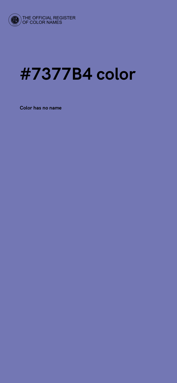 #7377B4 color image
