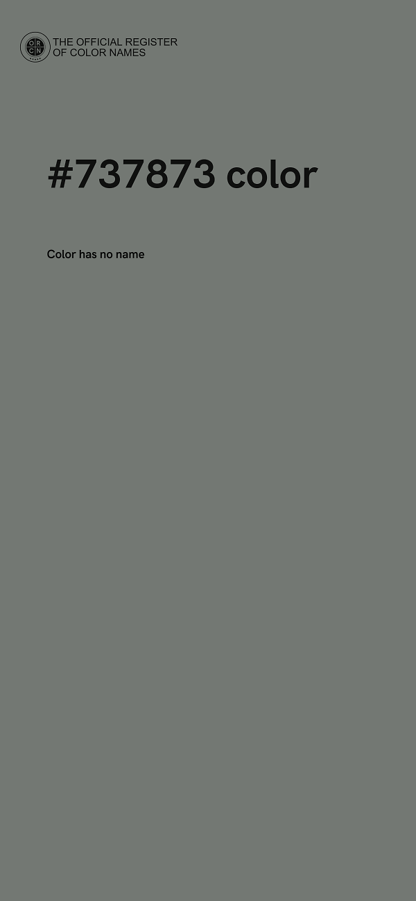 #737873 color image