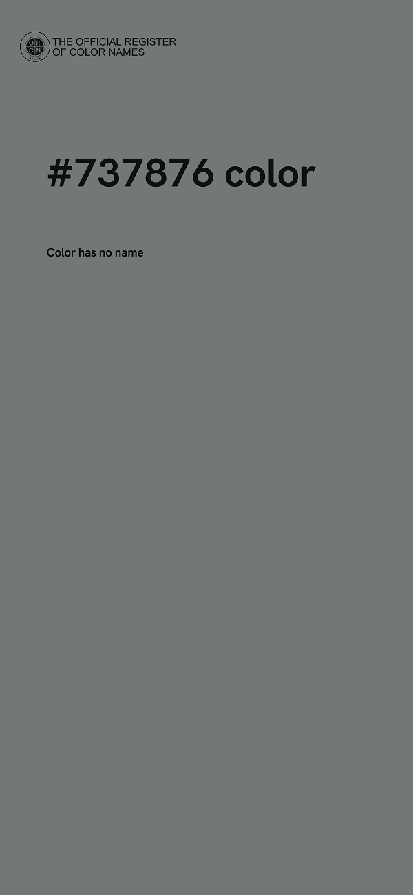 #737876 color image