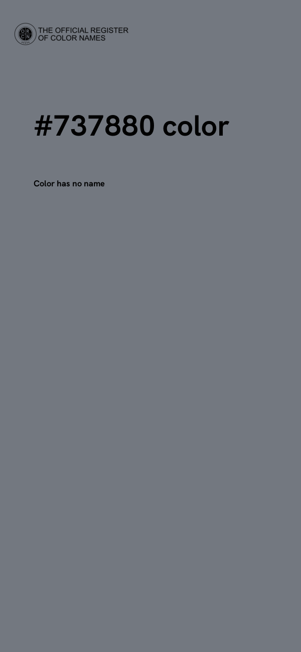 #737880 color image