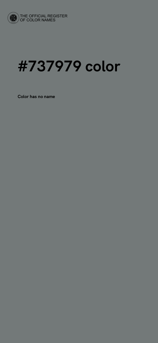 #737979 color image