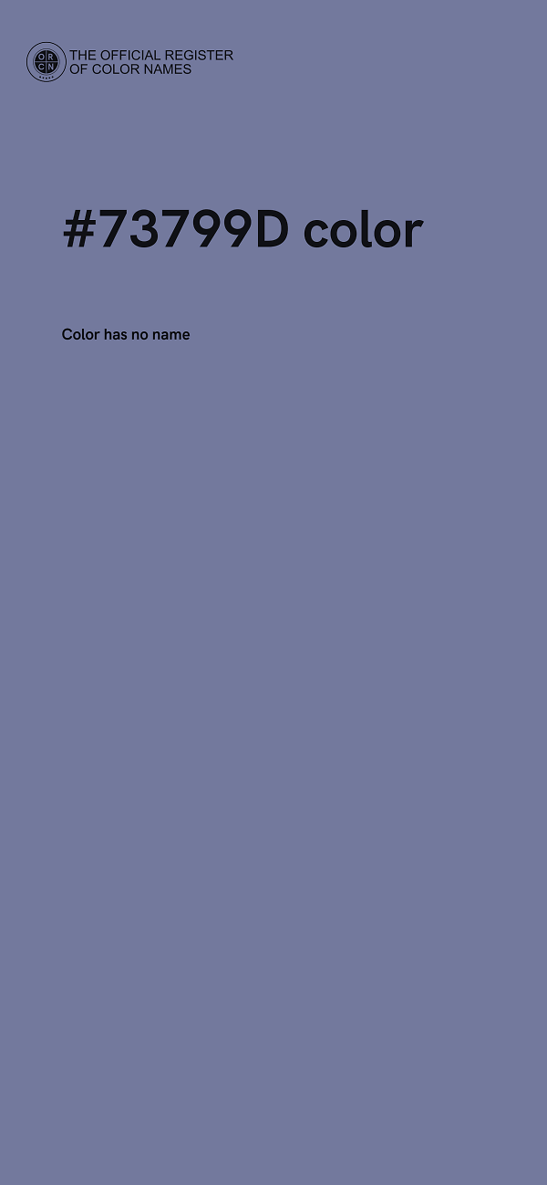 #73799D color image