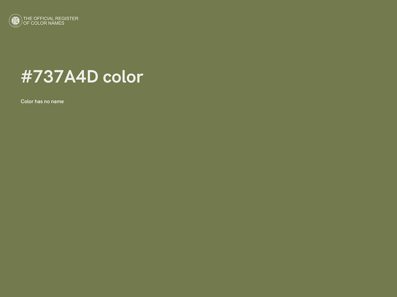 #737A4D color image