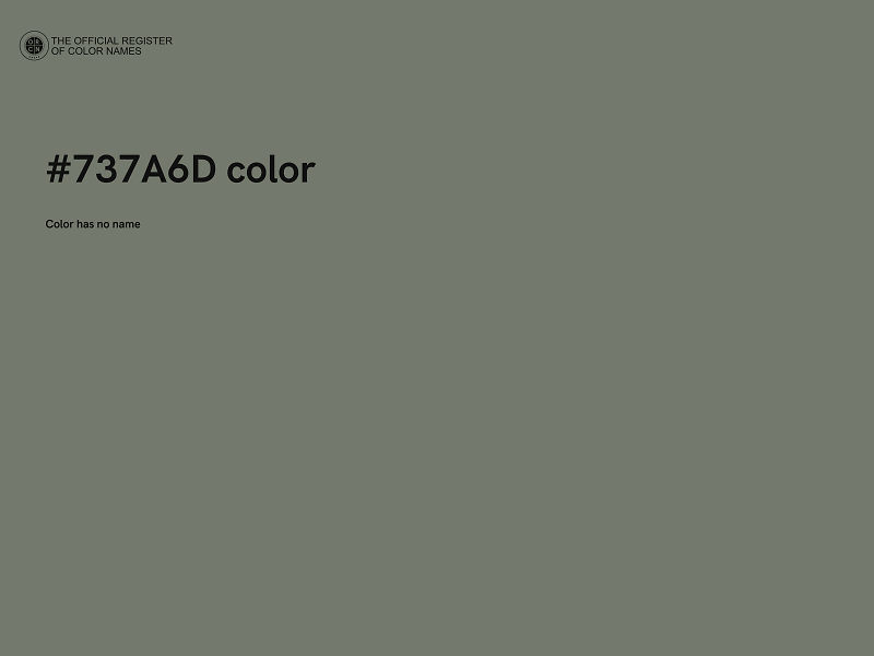 #737A6D color image