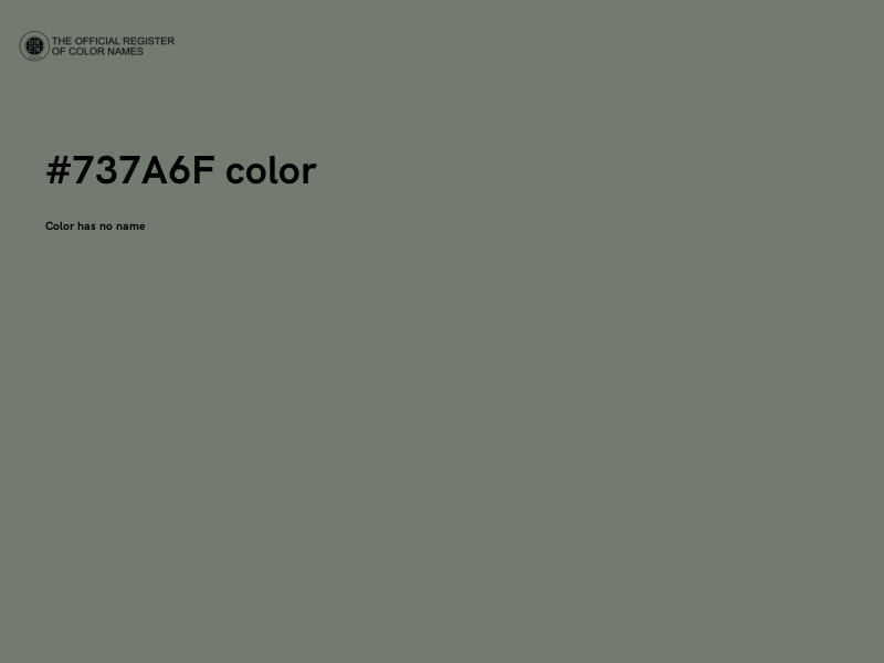 #737A6F color image