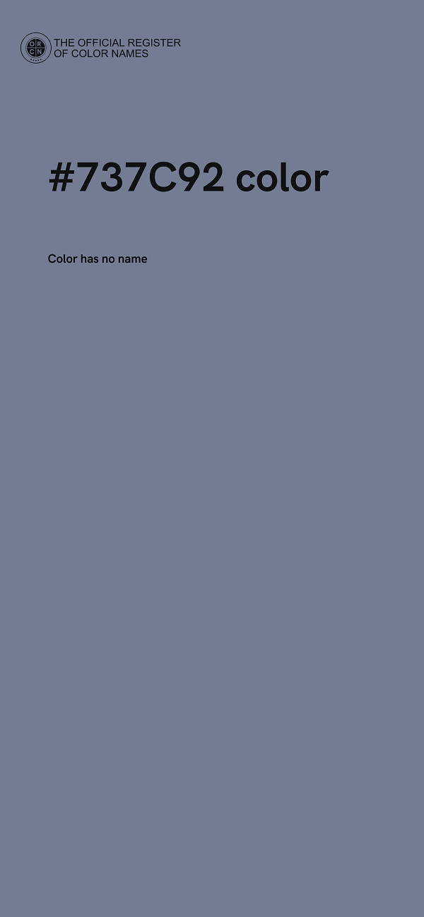 #737C92 color image