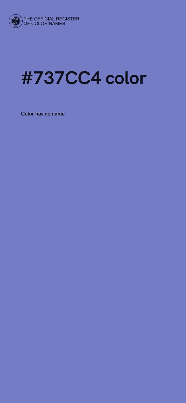 #737CC4 color image
