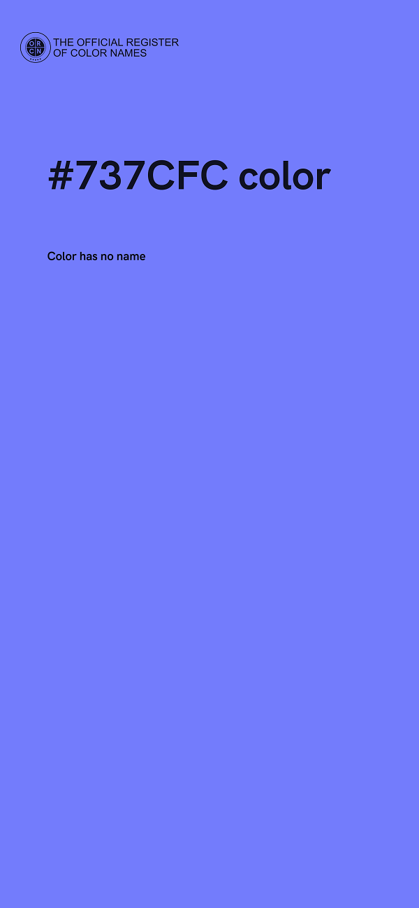 #737CFC color image