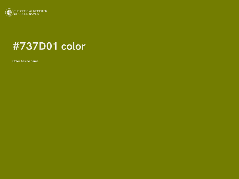 #737D01 color image