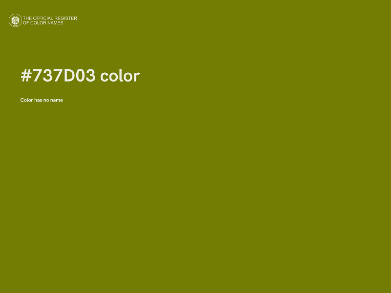 #737D03 color image