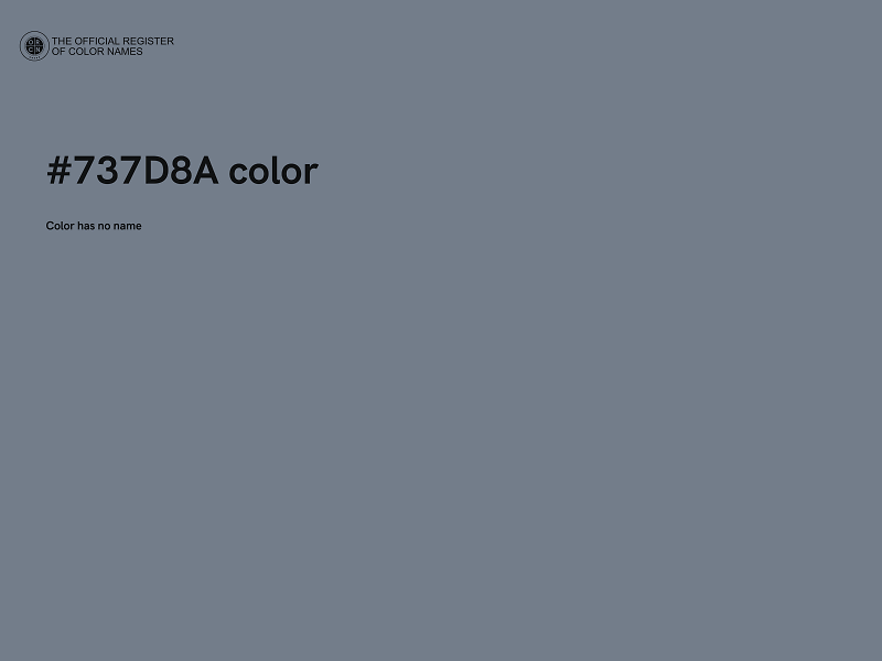 #737D8A color image