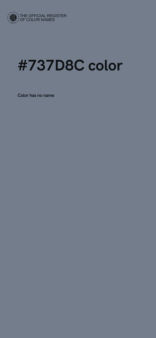 #737D8C color image