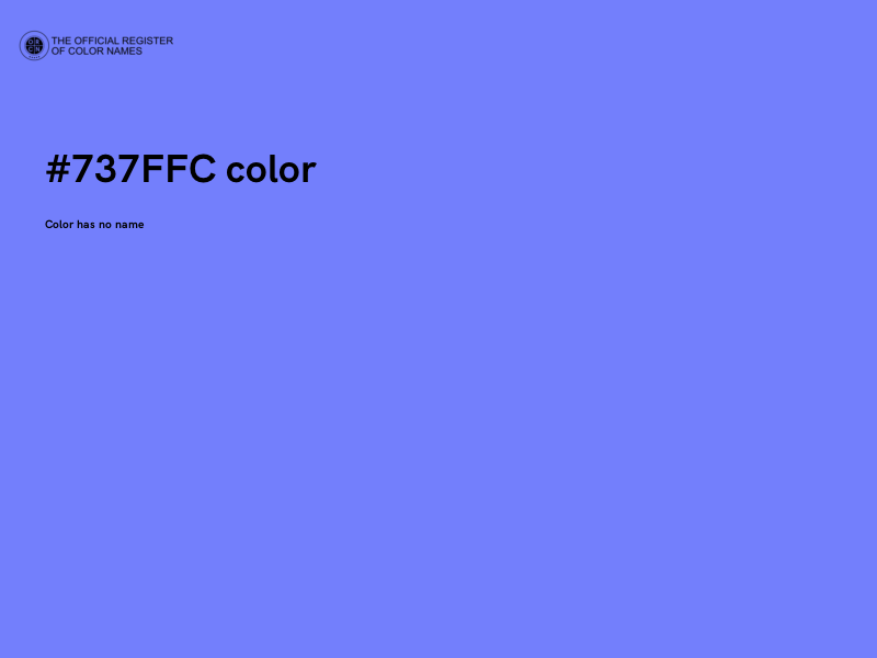 #737FFC color image