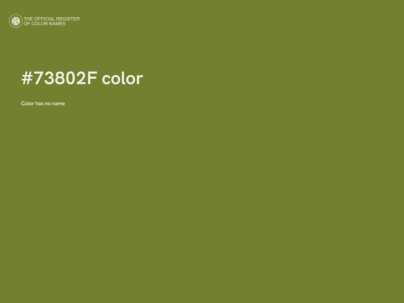 #73802F color image