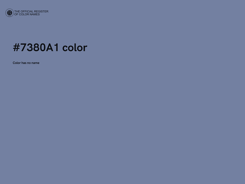 #7380A1 color image