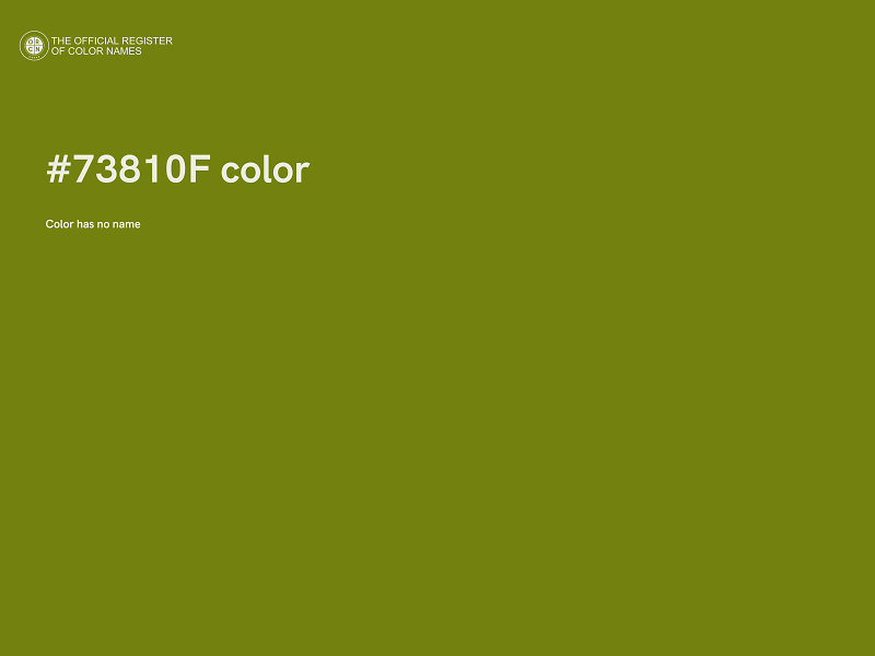 #73810F color image