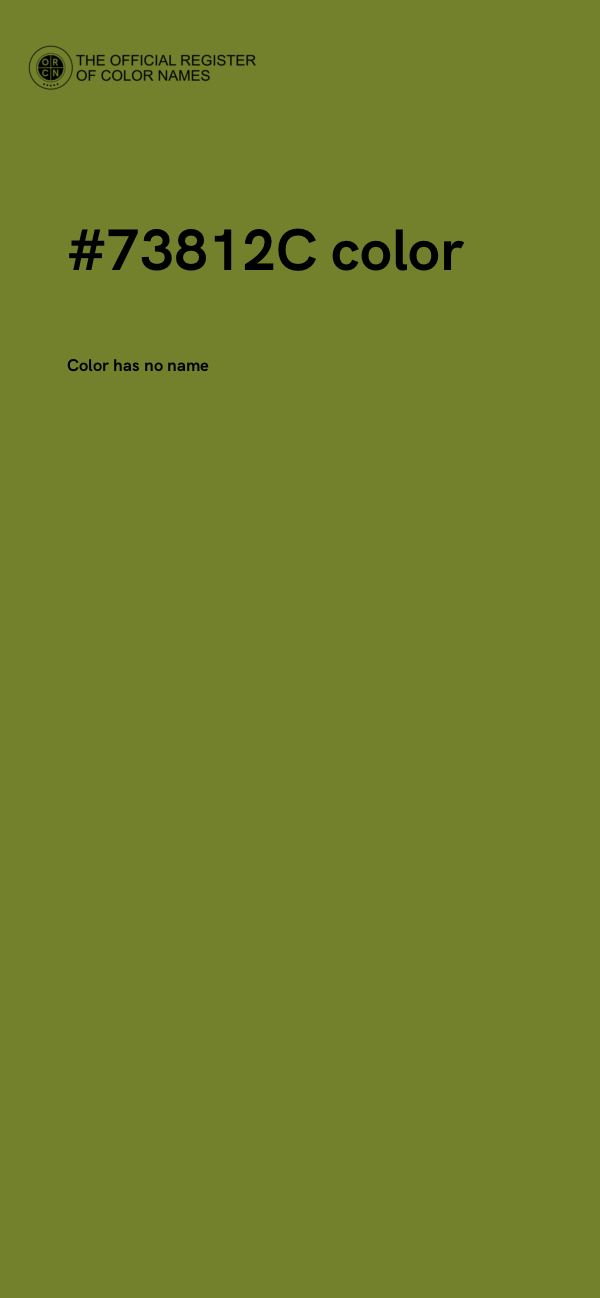 #73812C color image