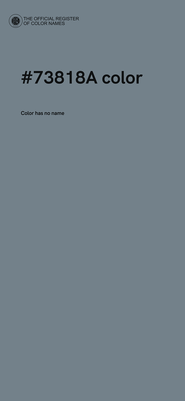 #73818A color image