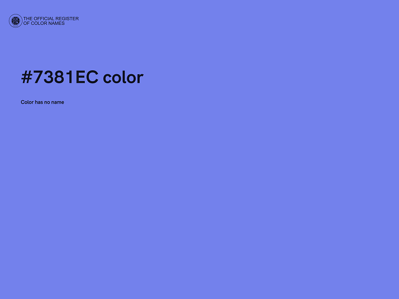 #7381EC color image