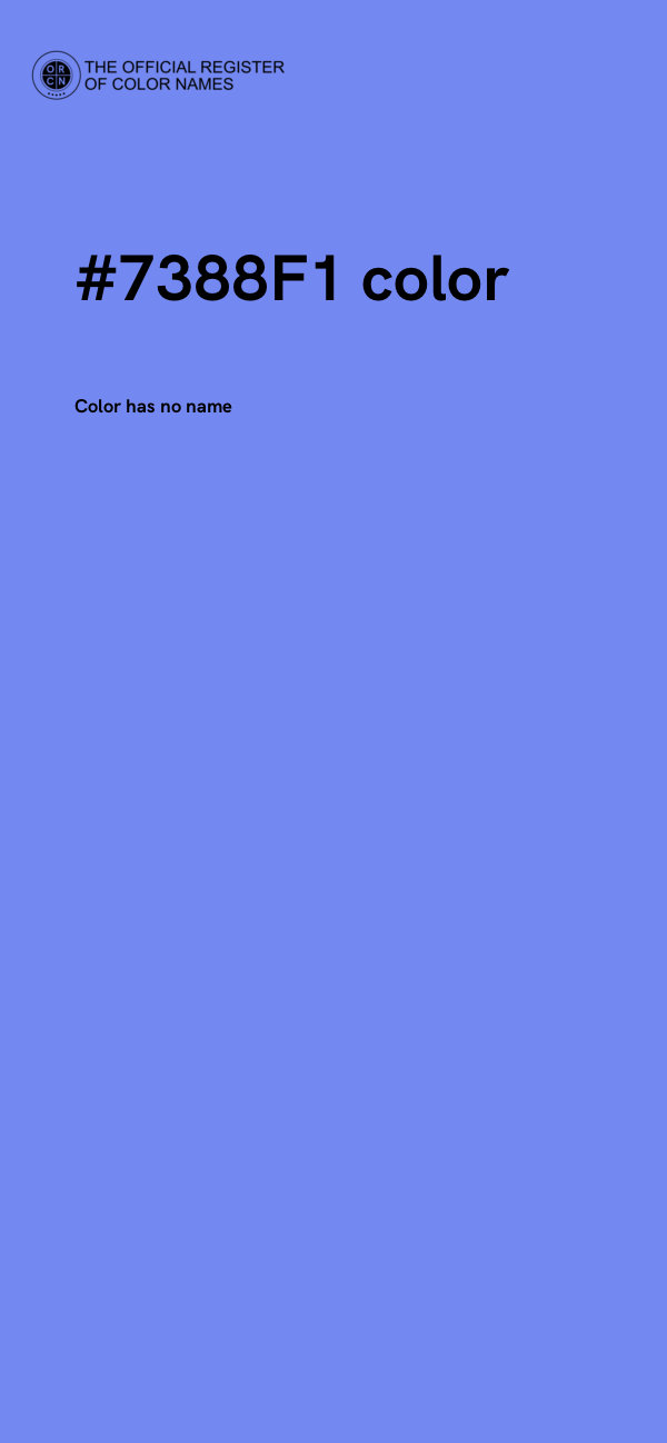 #7388F1 color image