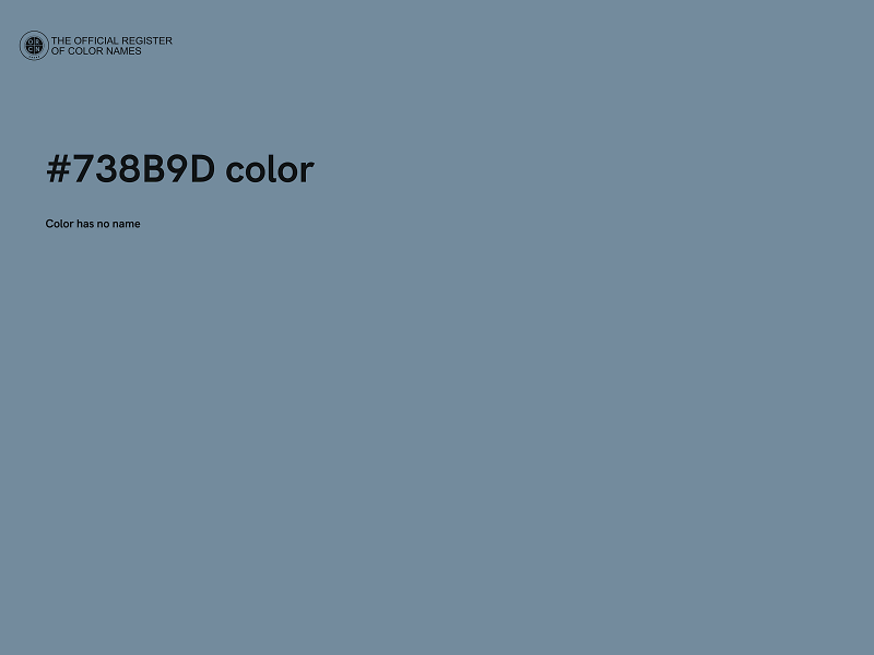 #738B9D color image