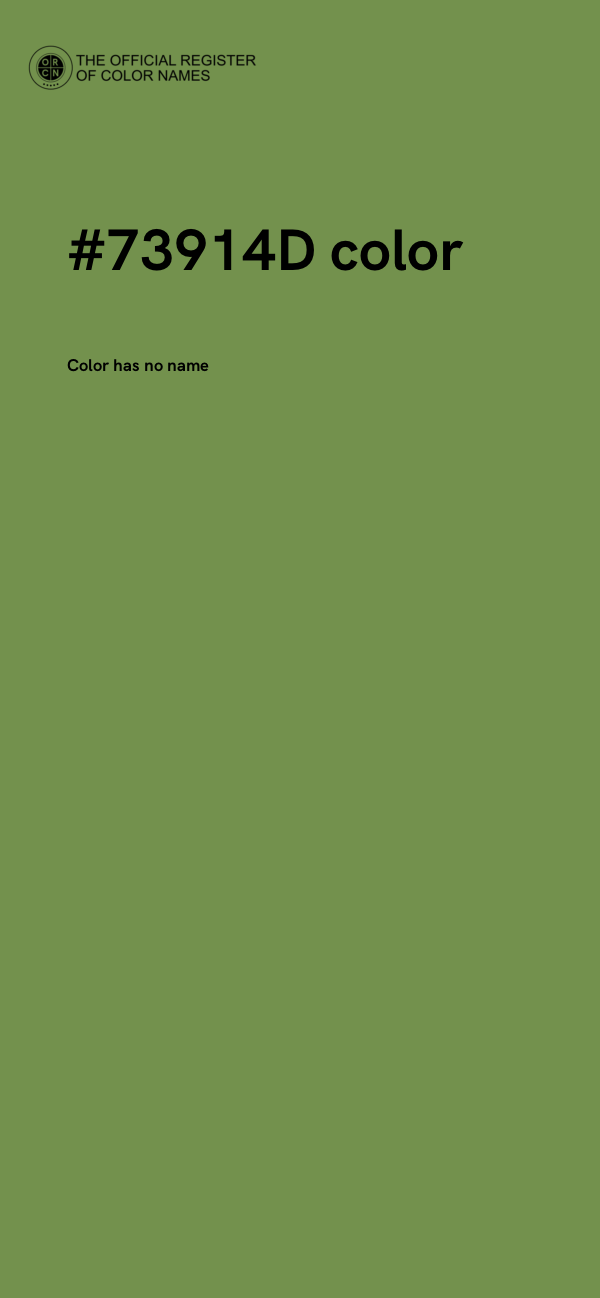 #73914D color image