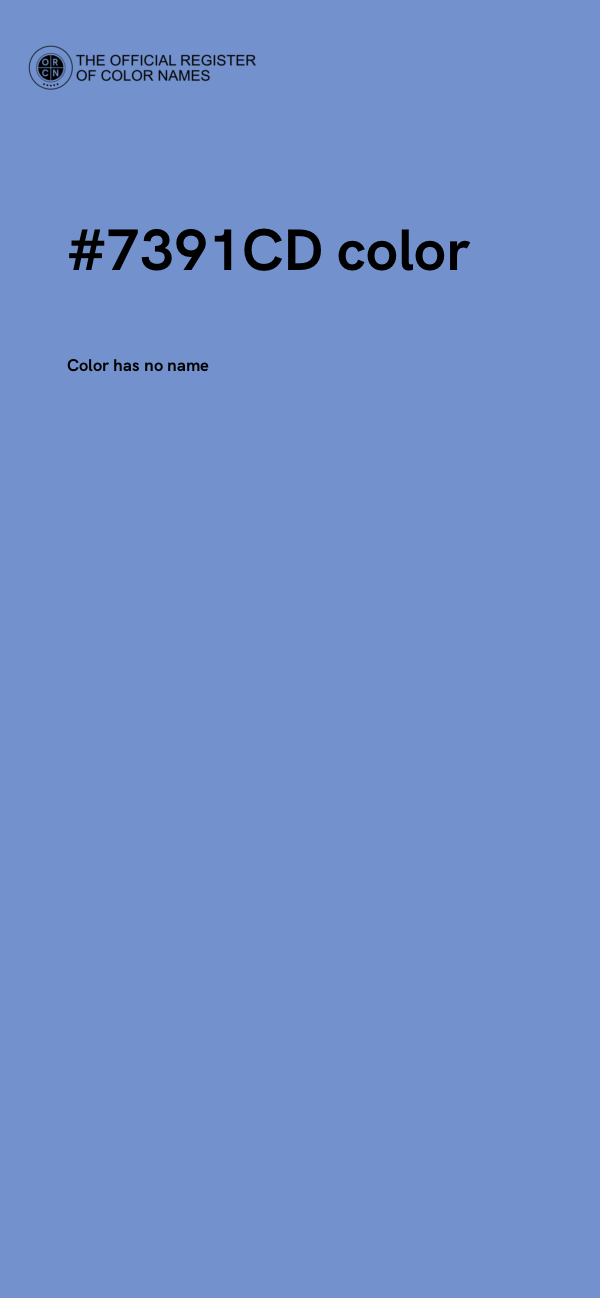 #7391CD color image
