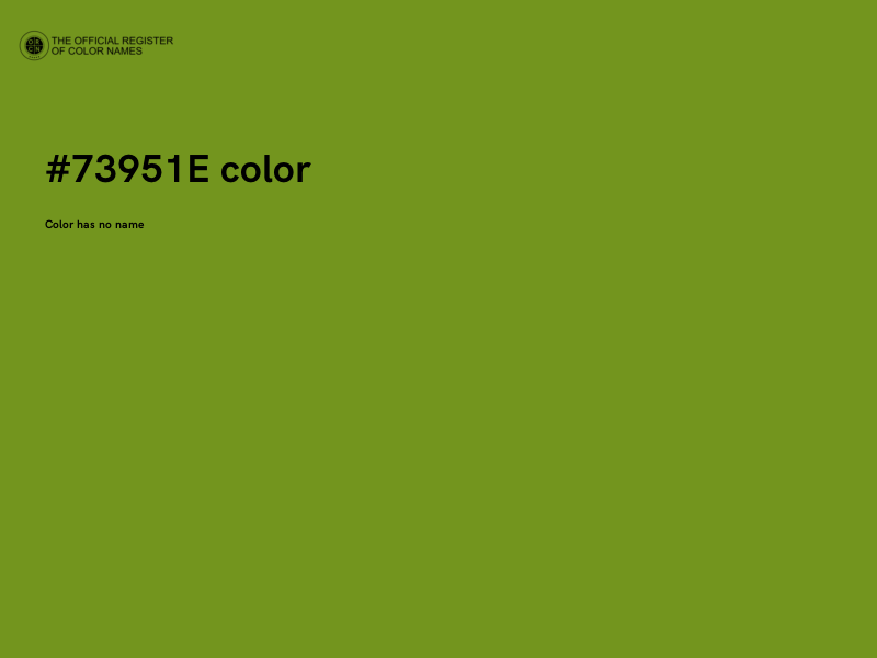 #73951E color image