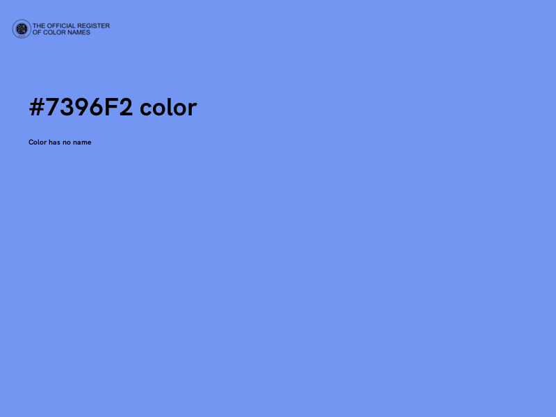 #7396F2 color image
