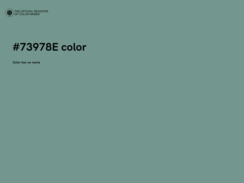 #73978E color image