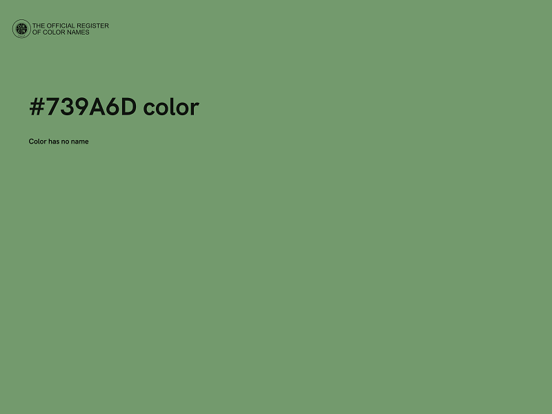 #739A6D color image