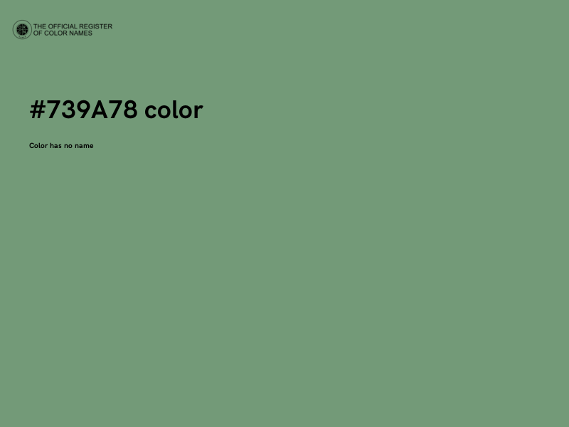 #739A78 color image