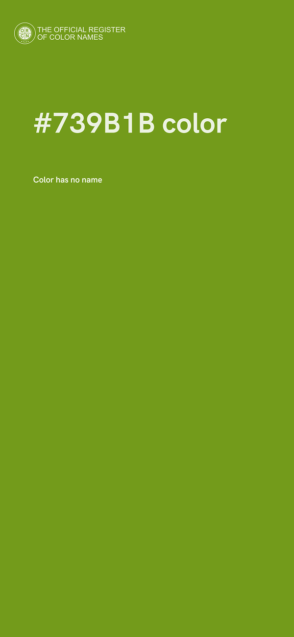#739B1B color image